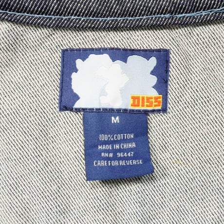 00s Embroidery design Denim Blouson