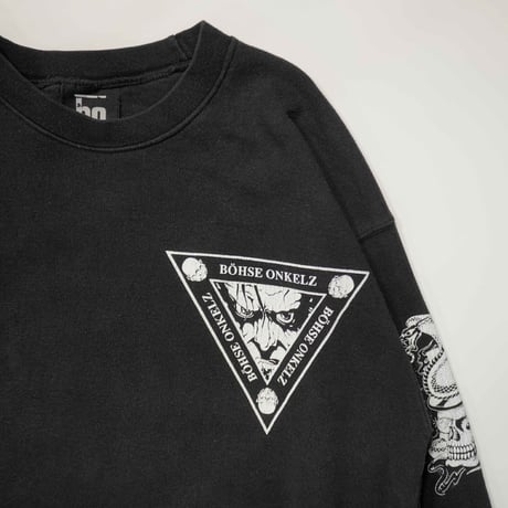 90s Euro Printed sleeve Sweat shirt