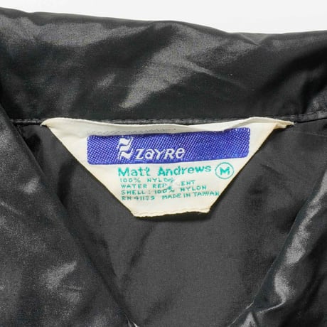 70s-80s White stitch design Nylon Short length Jacket