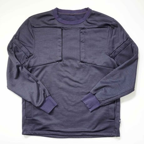 Zip design Technical Poly Sweat Shirt