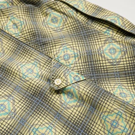 90s Euro Ombre check L/S shirt