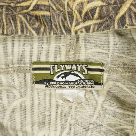 90s Cattail camo Hooded Jacket