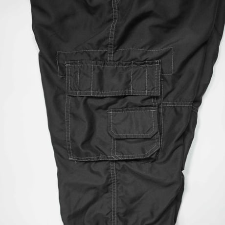 90s-00s White stitch design nylon Cargo pants