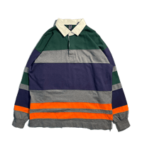 90s "GAP" Border Rugger Shirt