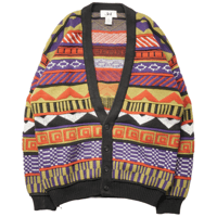 90s- 3D Knit Cardigan