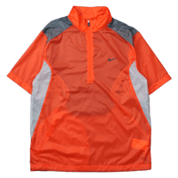 【NIKE】Nylon half zip S/S shirt