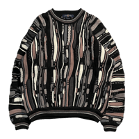 90s- 3D Cotton Knit Sweater