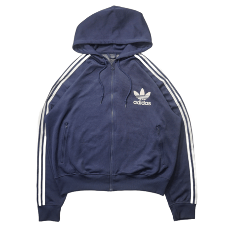 90s "ADIDAS" Zip up Hoodie Jersey