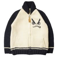 00s "BAD BOY" × CANADIAN SWEATER Cowichan Knit Sweater