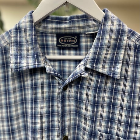 00s Ombre Check Open Collar S/S Shirt