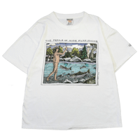 90s "NUDE FLYFISHING" T-shirt