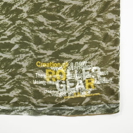 【ASIS】00s- Mesh × Cotton Layerded T-Shirt