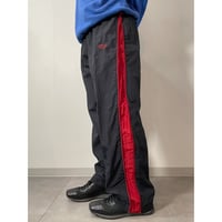 00s side double zip nylon pants