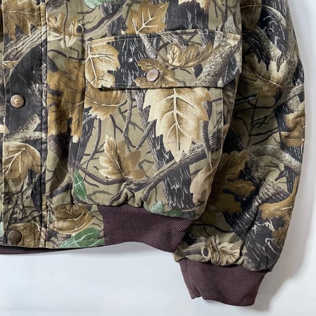 Real tree camo padded jacket