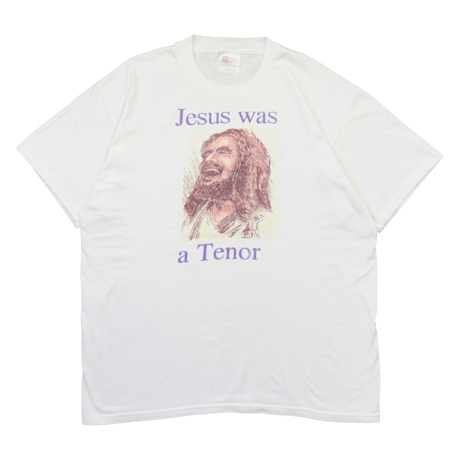 90s 「ジーザスはテノール歌手でした」T-shirt
