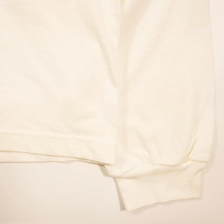 【純白Dead Stock】00s Y2K "OLD NAVY" ラメラメロゴ L/S T-shirt
