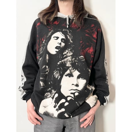 90s "EMPIRE" -THE DOORS- Euro bootleg print hoodie