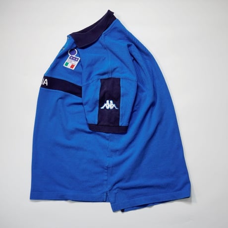 1998's-2000's Team Italy football polo shirt