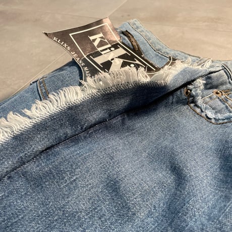 Euro Design Flare Denim Pants