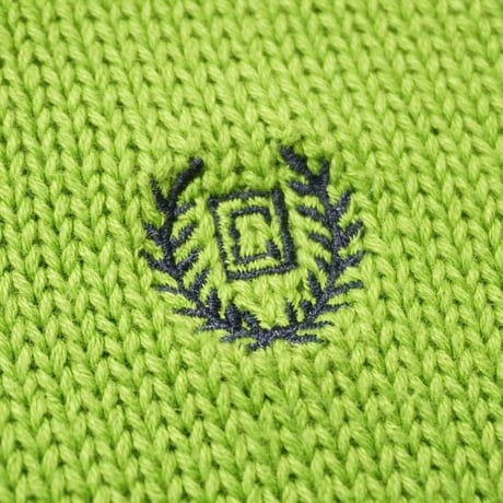 00s "CHAPS" Neon Green Cotton Knit Sweater