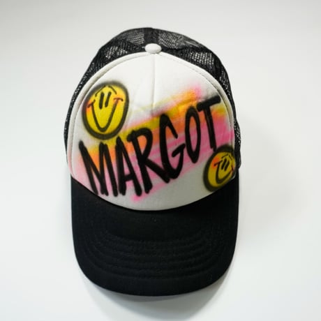 Hand painted mesh cap