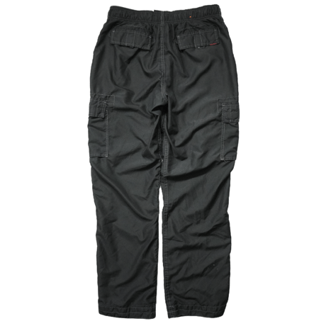 90s-00s White stitch design nylon Cargo pants