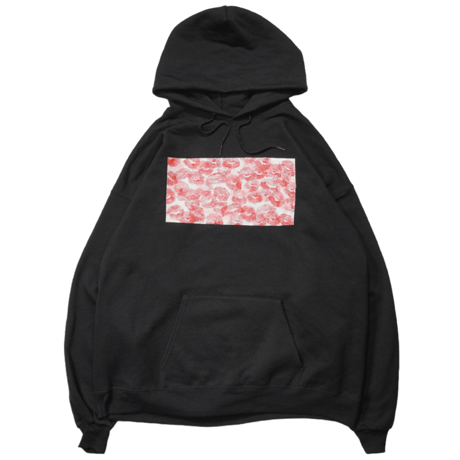 Kiss Mark Design Printed Hoodie