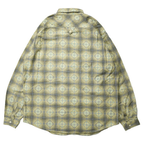 90s Euro Ombre check L/S shirt
