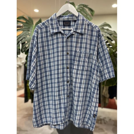 00s Ombre Check Open Collar S/S Shirt