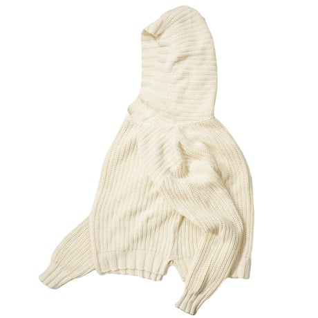 90s Cotton Knit Hoodie