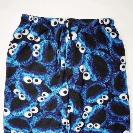 00s- "SESAME STREET" Cookie Monster Fleece pajama pants