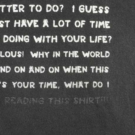 00s Lettered print T-shirt