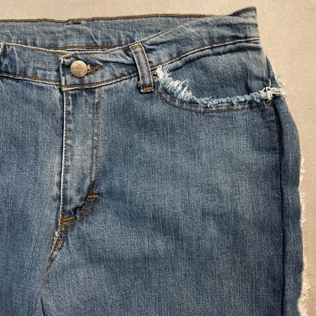 Euro Design Flare Denim Pants