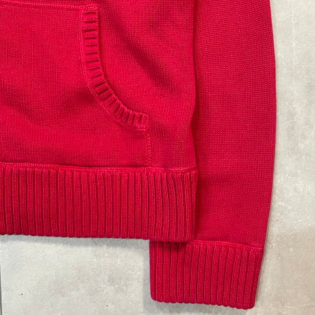 00s Cotton Knit Zip up Hoodie