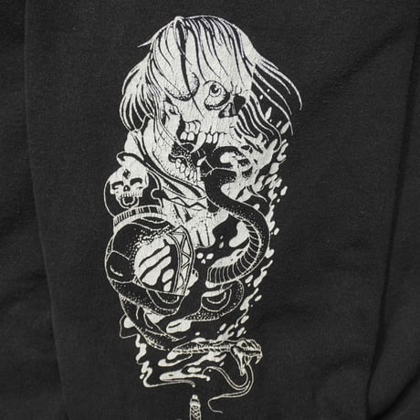 90s Euro Printed sleeve Sweat shirt