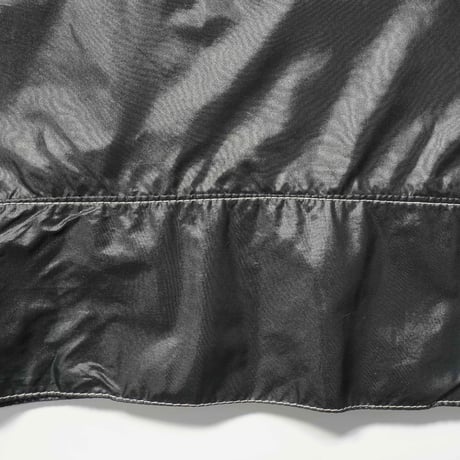 70s-80s White stitch design Nylon Short length Jacket