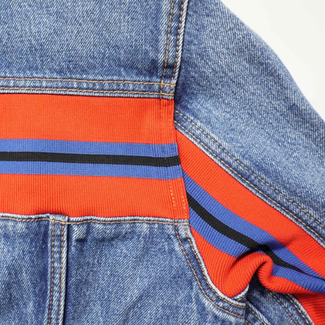 "Levi's" Rib Switching Denim Jacket