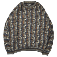 90s "BACHRACH" Multi color knit sweater