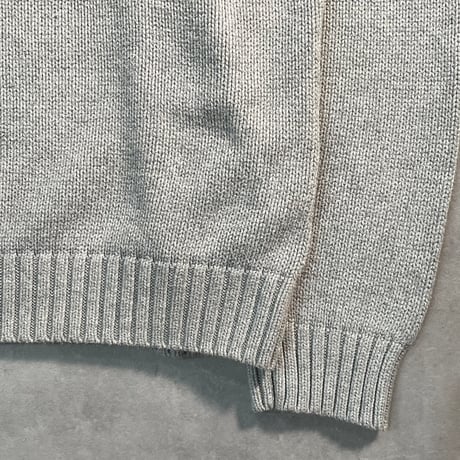 "Polo Ralph Luren" 「POLO」Logo Cotton Knit Sweater