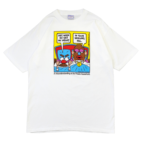 90s Mr. Potato Head palody T-shirt