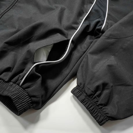 00s Piping design Nylon × Mesh Jacket