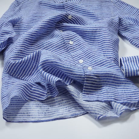 "ARMANI COLLEZIONI" Border Linen shirt