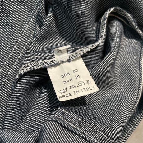 00s- Euro Denim Zip up Short Jacket