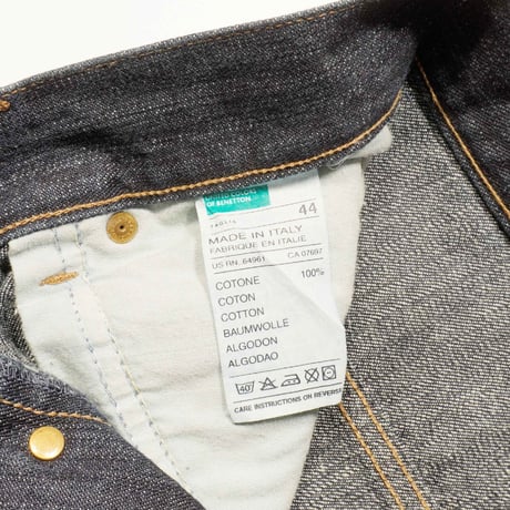 "BENETTON" Wide Straight Denim Pants