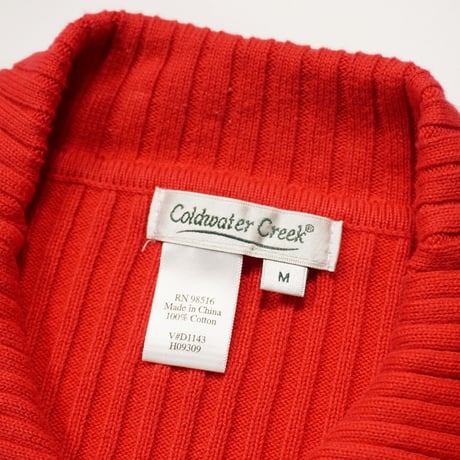 90s Y2K Style Cotton Zip Up knit