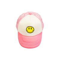 Y2K Smile logo Mesh Cap