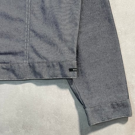 00s- Euro Denim Zip up Short Jacket