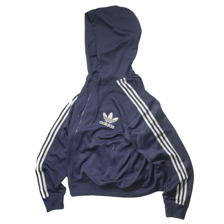 90s "ADIDAS" Zip up Hoodie Jersey