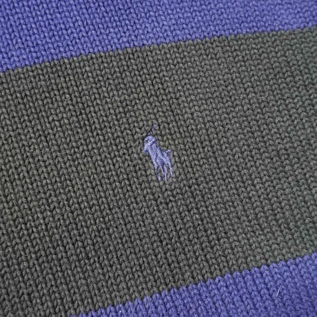 90s "Polo by Ralph Lauren" Cotton Knit Turtle neck Sweater