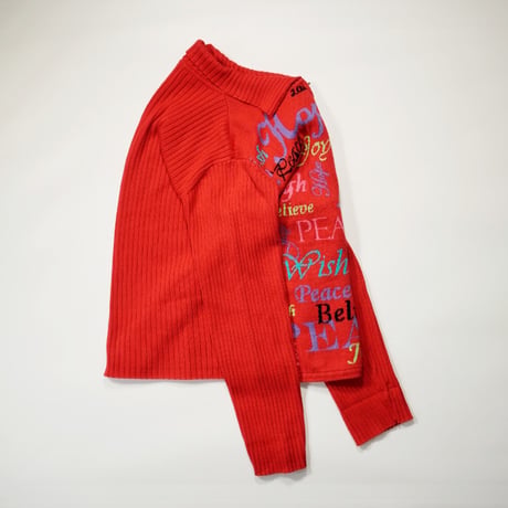 90s Y2K Style Cotton Zip Up knit
